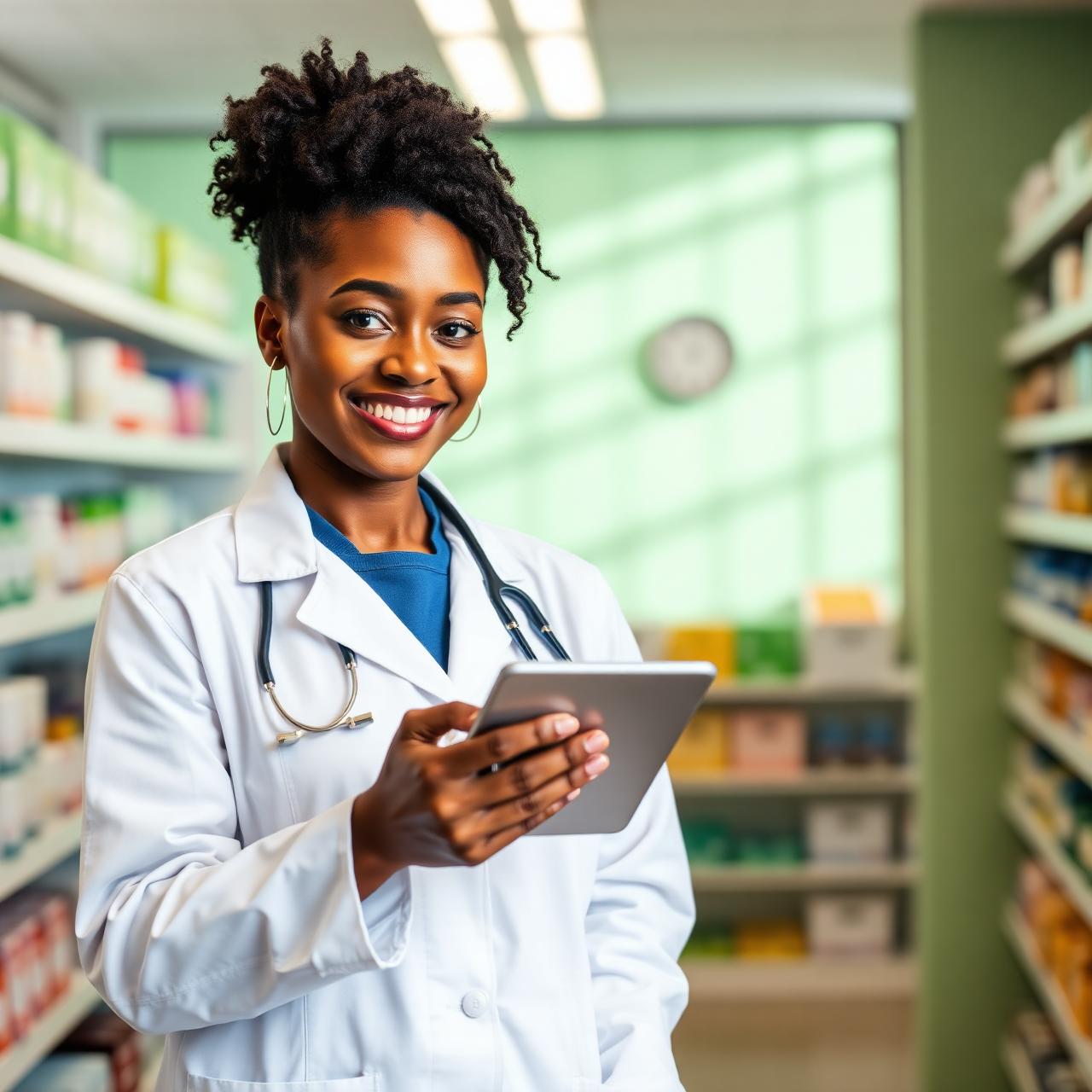 Pharmacist ready to help patients